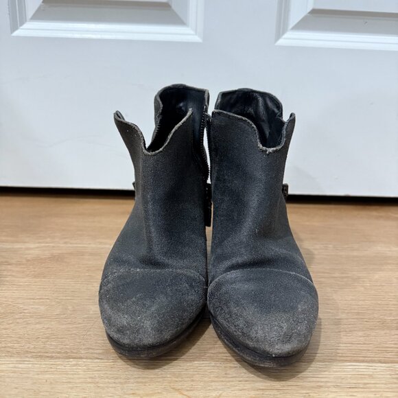 Rag & Bone Black Suede Booties – Size 37 - Picture 2 of 5